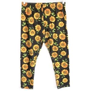 No Boundaries Sunflower Print Leggings
